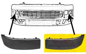 Van Wezel 5790583 Накладка бампера Van Wezel 5790583 Накладка бампера
