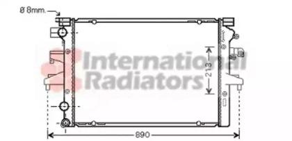 Van Wezel 58002231 Радіатор Van Wezel 58002231 Радіатор