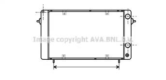 Ava RT2050 Радіатор охолодження двигуна