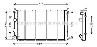Ava RT2361 Радіатор Ava RT2361 Радіатор