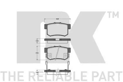 NK 222635 Brake pads