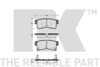 NK 223422 Brake pads NK 223422 Brake pads