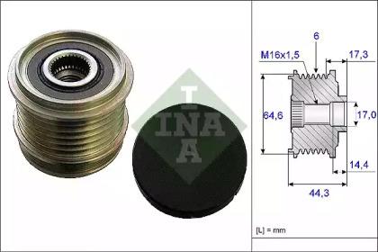 Wilmink Group WG1253705 Механізм вільного ходу генератора Wilmink Group WG1253705 Механізм вільного ходу генератора