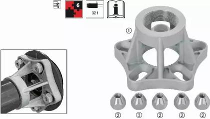 Vigor V2878 Опора кульова важеля Vigor V2878 Опора кульова важеля