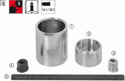 Vigor V2918 Монтажный инструмент сайлентблок