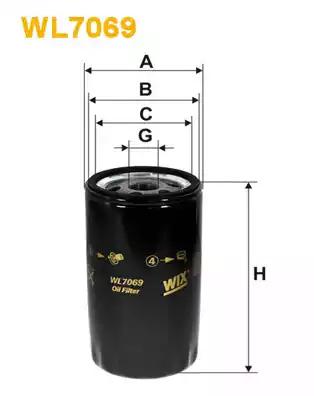 Wix Filters WL7069 Фильтр масляный