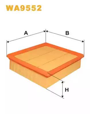 Wix Filters WA9552 Air filter Wix Filters WA9552 Air filter