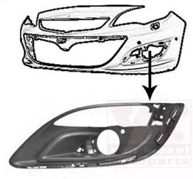 Van Wezel 3753593 Решетка бампера