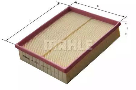 Mahle Original LX 1681 Фільтр повітряний