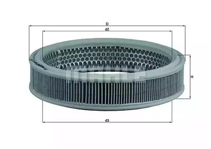 Mahle Original LX 215 Фільтр повітряний Mahle Original LX 215 Фільтр повітряний