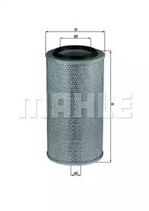 Mahle Original LX265 Фільтр повітряний Mahle Original LX265 Фільтр повітряний