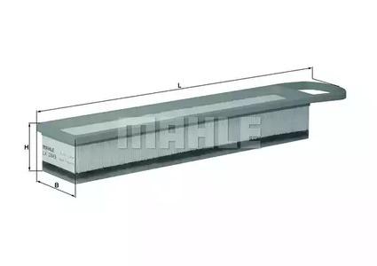 Mahle Original LX 2843 Фільтр повітряний Mahle Original LX 2843 Фільтр повітряний