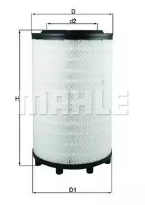 Mahle Original LX 3582 Фільтр повітряний Mahle Original LX 3582 Фільтр повітряний