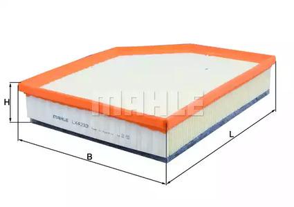 Mahle Original LX4233 Фільтр повітряний Mahle Original LX4233 Фільтр повітряний