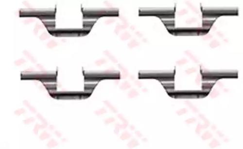 TRW PFK320 Монтажний комплект гальмівних колодок TRW PFK320 Монтажний комплект гальмівних колодок