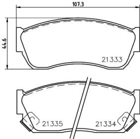 Pagid T0032 Brake pads Pagid T0032 Brake pads