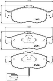 Pagid T1081 Brake pads