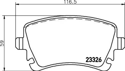 Pagid T1481 Brake pads Pagid T1481 Brake pads