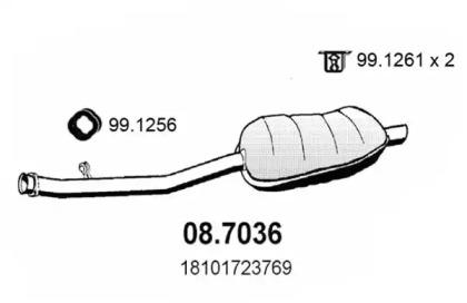 Asso 08.7036 Schalldaempfer Asso 08.7036 Schalldaempfer
