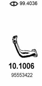 Asso 10.1006 Exhaust pipe