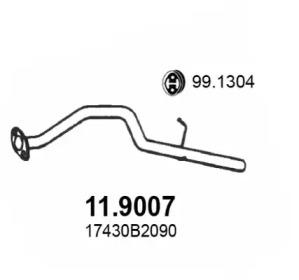 Asso 11.9007 Exhaust pipe