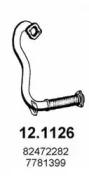 Asso 12.1126 Exhaust pipe Asso 12.1126 Exhaust pipe