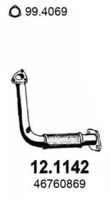 Asso 12.1142 Exhaust pipe
