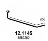 Asso 12.1145 Exhaust pipe