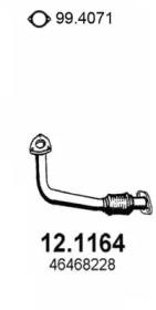 Asso 12.1164 Exhaust pipe Asso 12.1164 Exhaust pipe