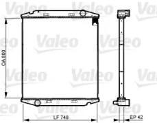 Valeo 733510 Радіатор охолодження двигуна Valeo 733510 Радіатор охолодження двигуна