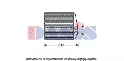 AKS Dasis 156003N Радіатор пічки AKS Dasis 156003N Радіатор пічки