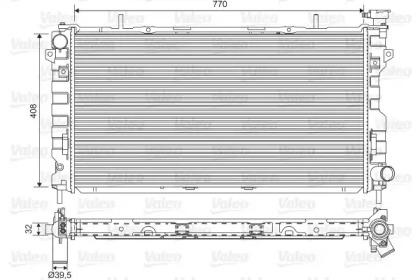 Valeo 734440 Радіатор Valeo 734440 Радіатор
