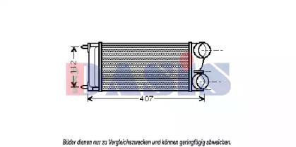 AKS Dasis 167009N Радіатор інтеркулера AKS Dasis 167009N Радіатор інтеркулера