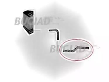 Bugiad 82601 Патрубок інтеркулера Bugiad 82601 Патрубок інтеркулера