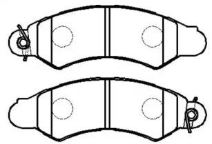 HSB HP9306 Колодки гальмівні