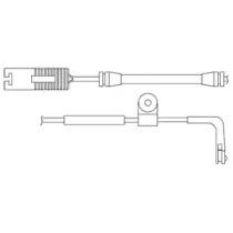 Delphi LZ0159 Датчик зносу гальмівних колодок Delphi LZ0159 Датчик зносу гальмівних колодок