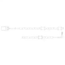 Delphi LZ0258 Датчик износа тормозных колодок