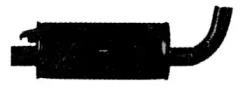 IMASAF VO.58.06 Muffler assy front IMASAF VO.58.06 Muffler assy front