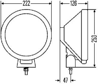 Hella 1F8 006 800-081 Lamp assy long Hella 1F8 006 800-081 Lamp assy long