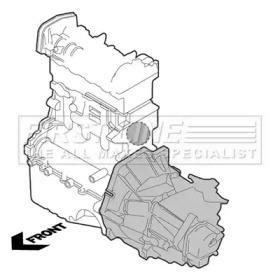 First Line/KeyParts FEM3127 Insulator engine mounting