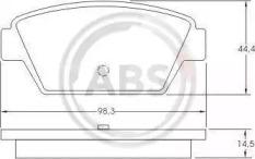 A.B.S. 36609 Brake pads
