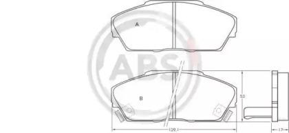 A.B.S. 36639 Brake pads A.B.S. 36639 Brake pads