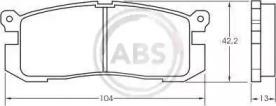 A.B.S. 36672 Brake pads A.B.S. 36672 Brake pads