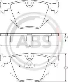 A.B.S. 36715 Колодки тормозные A.B.S. 36715 Колодки тормозные