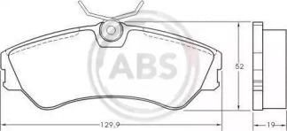 A.B.S. 36752 Brake pads