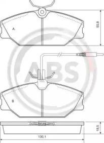 A.B.S. 36769 Колодки гальмівні A.B.S. 36769 Колодки гальмівні