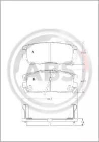 A.B.S. 36781 Brake pads A.B.S. 36781 Brake pads
