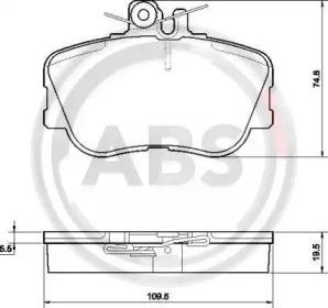 A.B.S. 36838 Brake pads