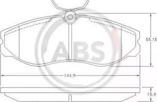 A.B.S. 36861 Brake pads
