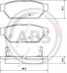 A.B.S. 36864 Brake pads A.B.S. 36864 Brake pads